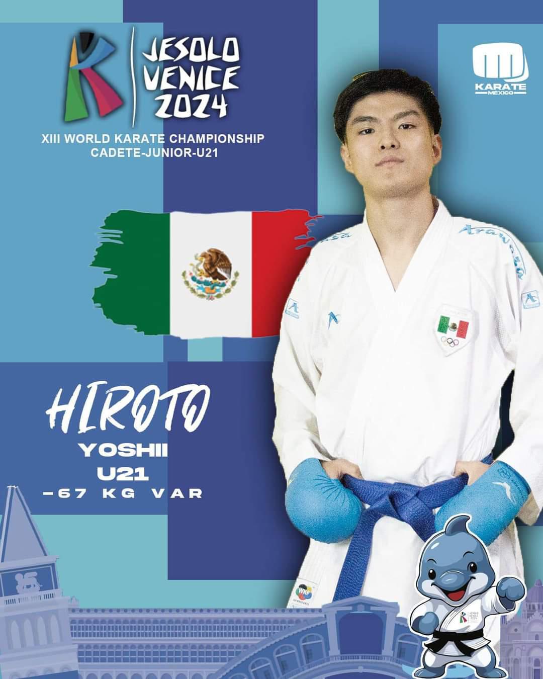 $!Debutan mazatlecos en el Campeonato Mundial de Karate Jesolo, Venecia 2024