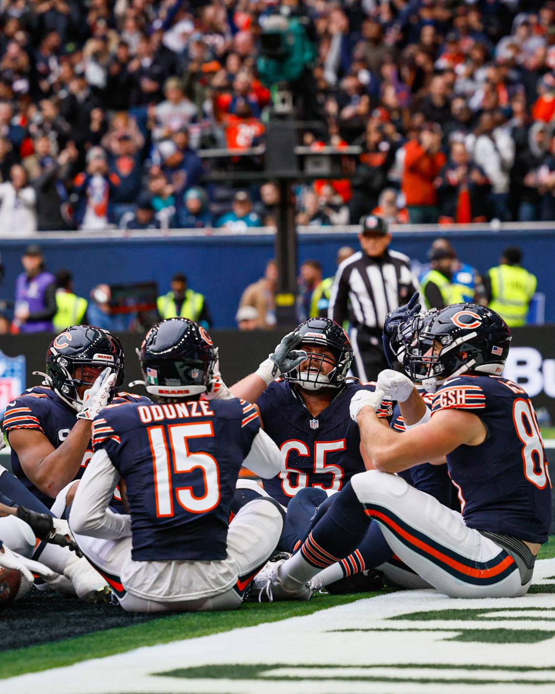 $!Bears vencen a Jaguars en Londres: Williams brilla con 4 TD