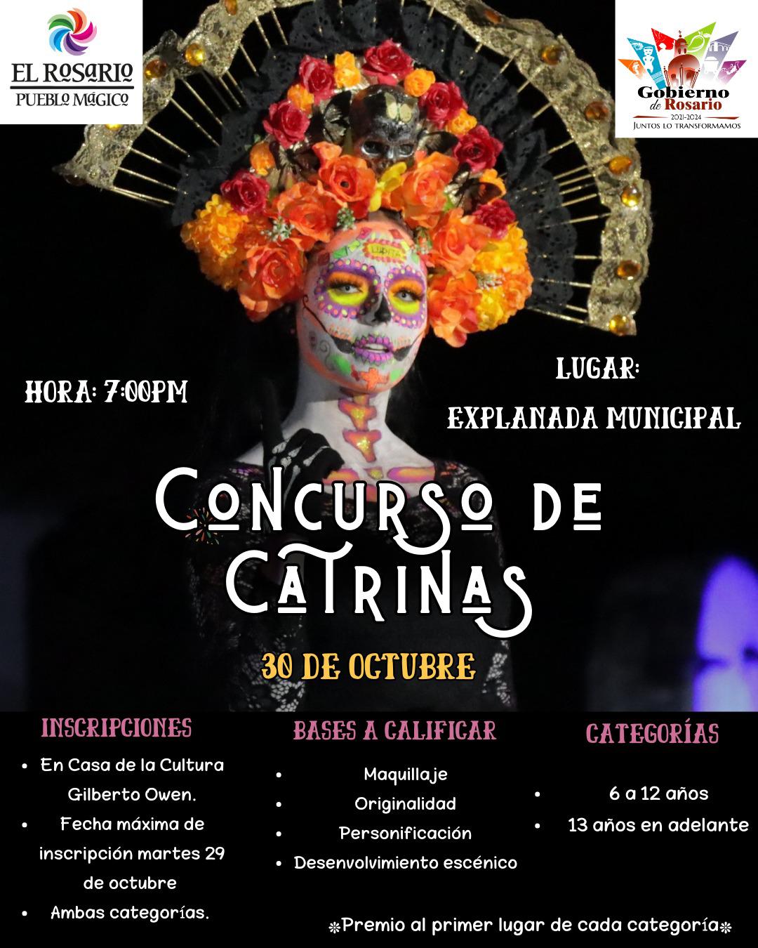 $!Preparan en El Rosario Festival Artístico para Día de Muertos