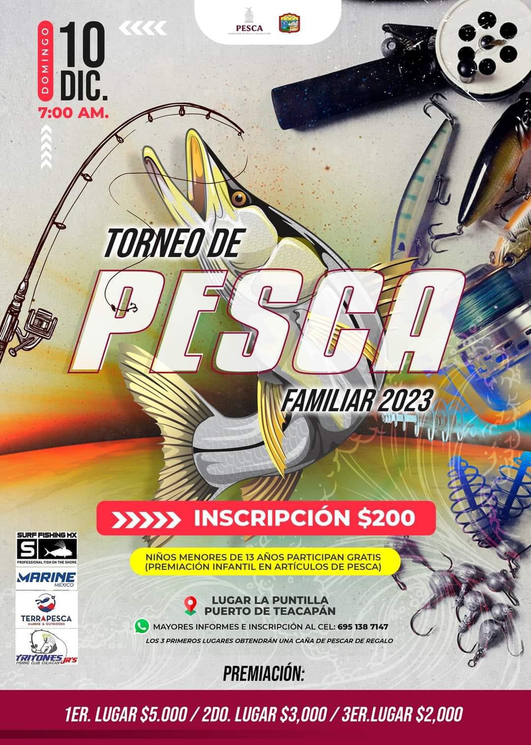 $!Invitan a participar en Torneo de Pesca Familiar en Escuinapa