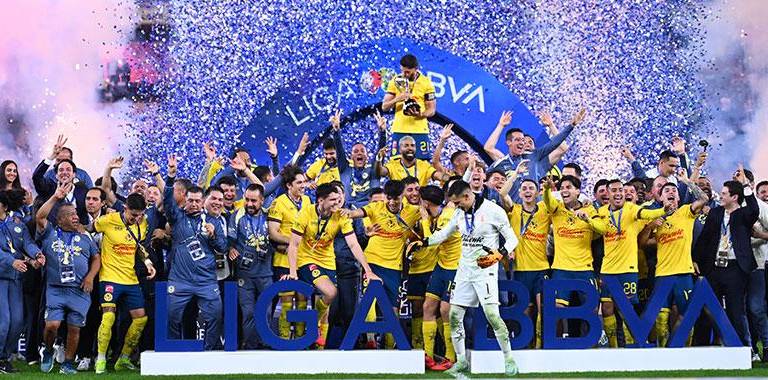 ¡América es tricampeón del futbol mexicano!