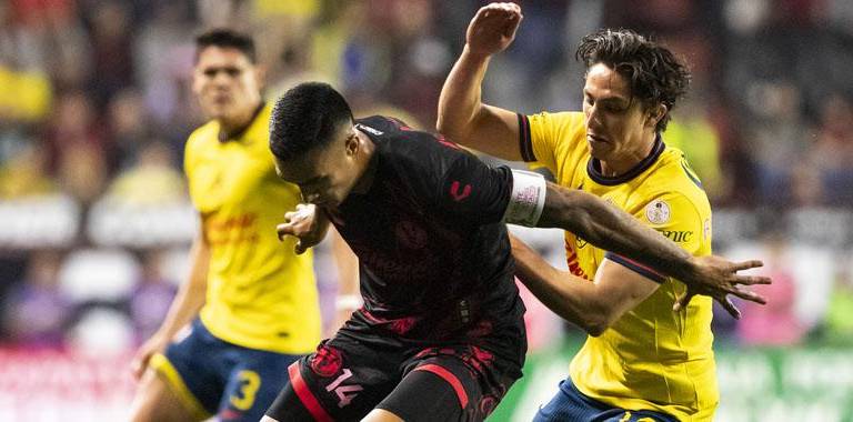 Xolos y América empatan a dos goles.