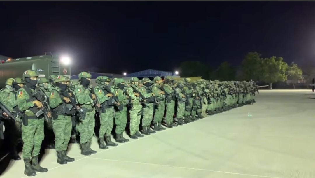 $!Arriban a Culiacán 100 elementos de las Fuerzas Especiales del Ejército