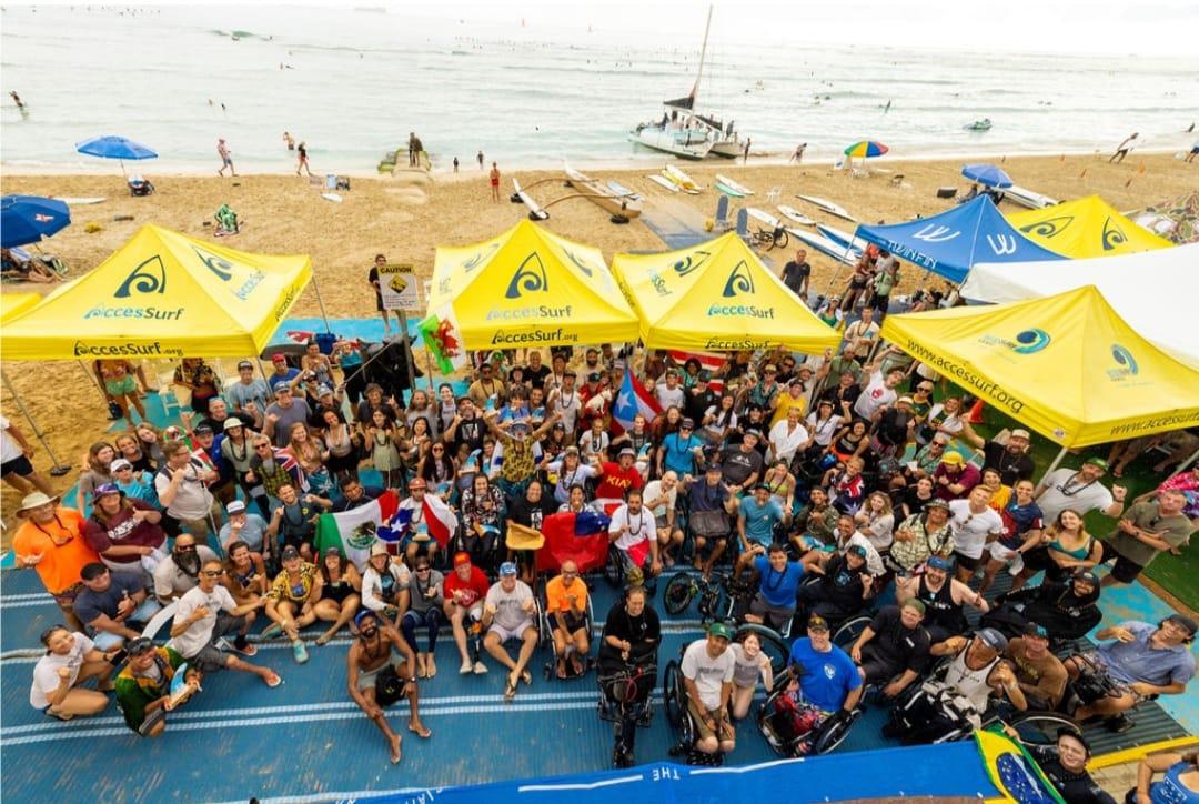 $!Mazatleco Martín Díaz sube al podio en el Hawaii Adaptative Surfing Championships