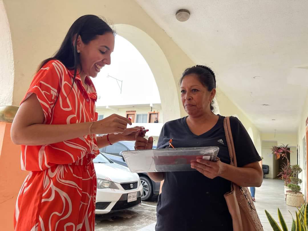 $!Realiza Immujer Rosario tendedero contra la violencia a las mujeres