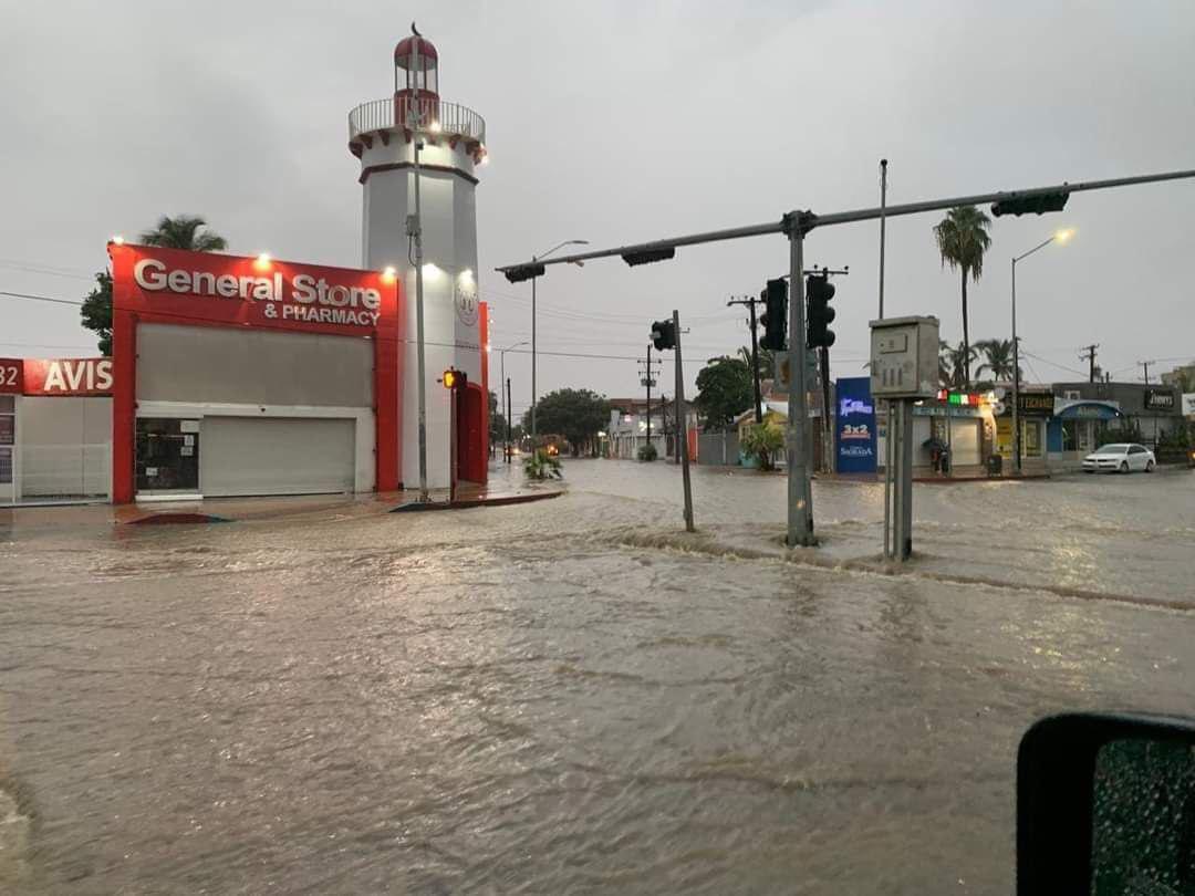 $!Tormenta tropical ‘Ileana’ provoca inundaciones en Baja California Sur; activan alerta naranja