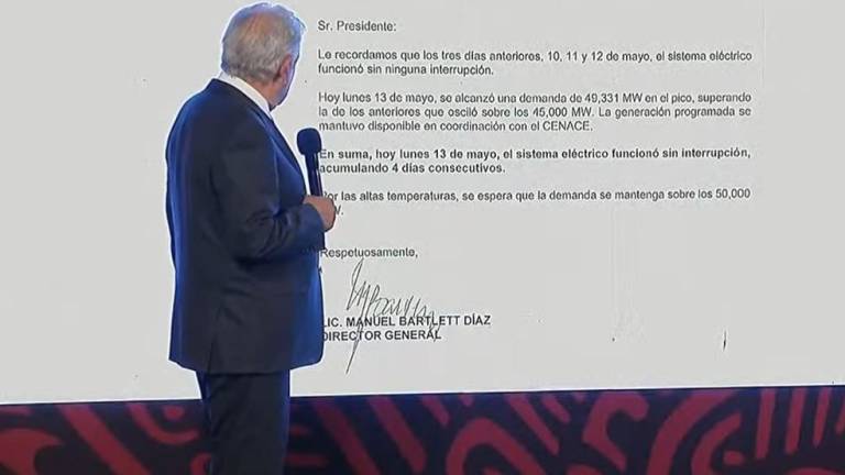 López Obrador afirma que no habrá apagones el día de las elecciones