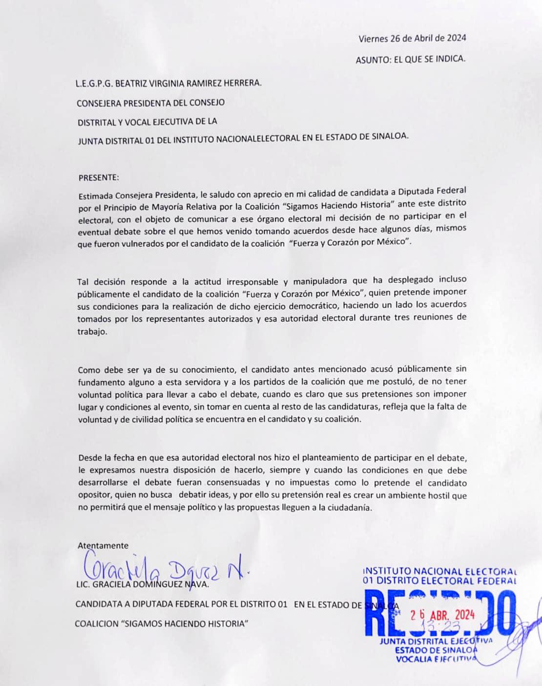 $!Se enfrentan ex secretarios de Educación de Sinaloa, ahora candidatos a diputación federal en el Distrito I