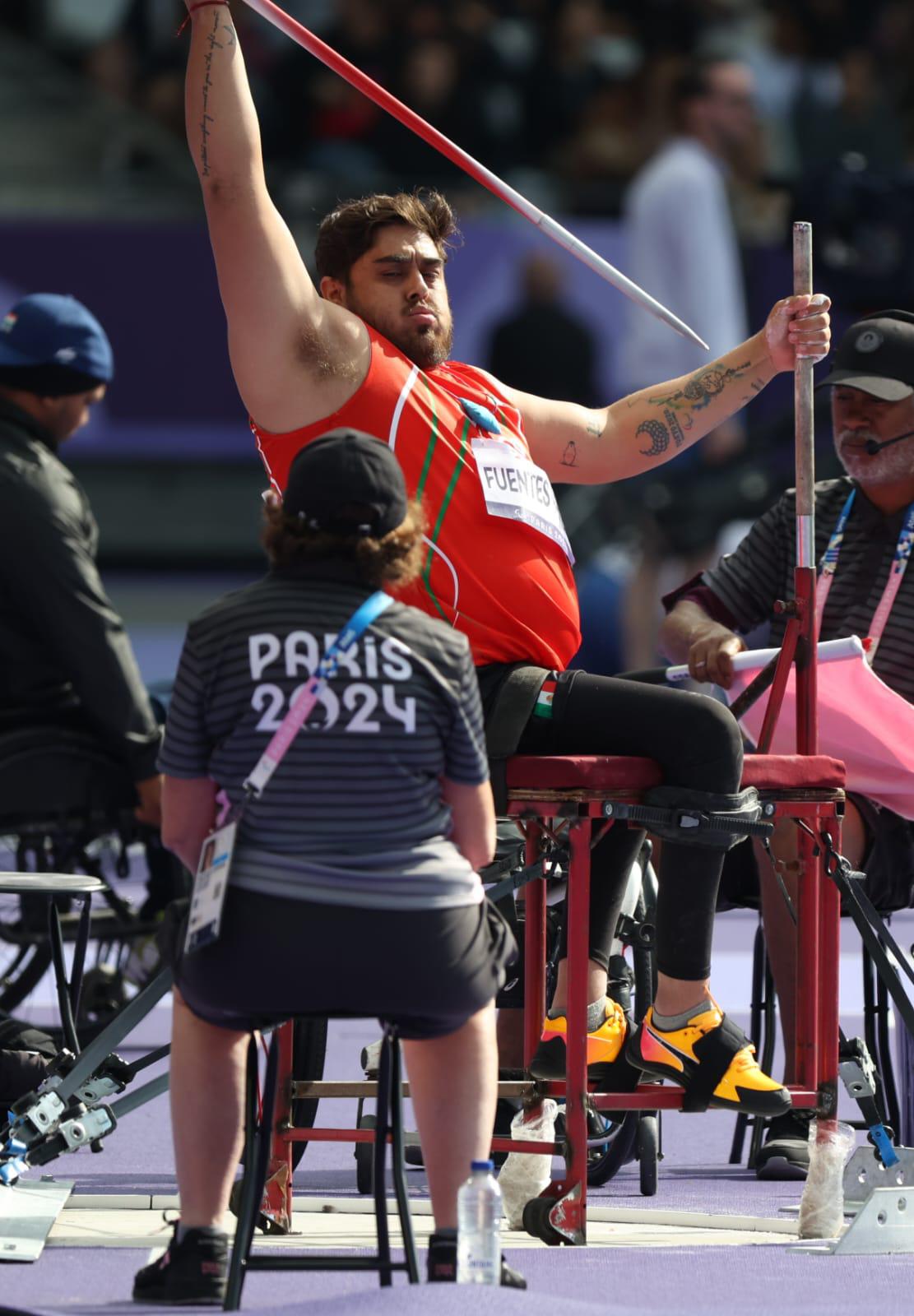 $!Édgar Fuentes, subcampeón de jabalina en los Juegos Paralímpicos París 2024