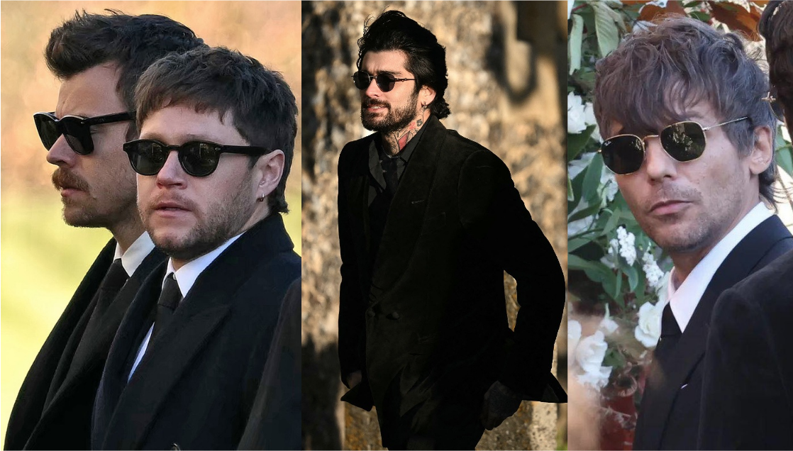 Ex integrantes de One Direction en el funeral de Liam Payne.