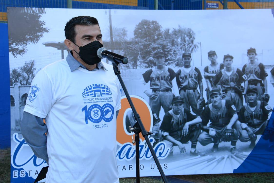 $!UAS celebra primer siglo del Estadio Universitario con ceremonia y juegos amistosos