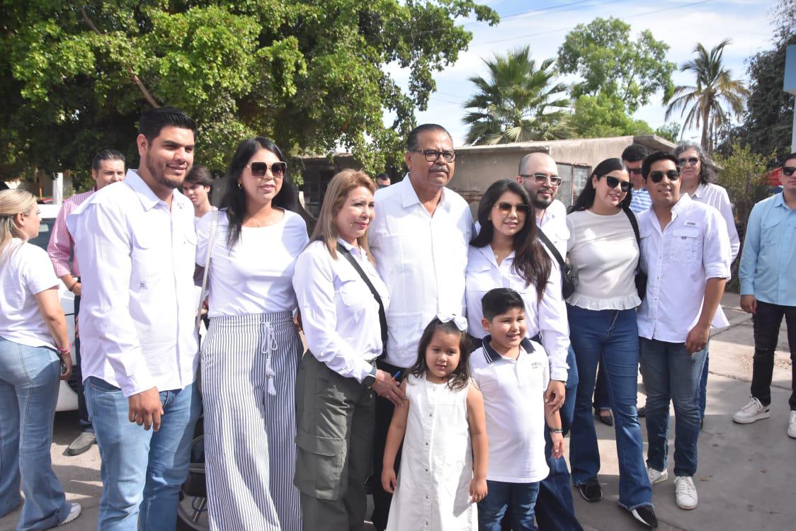 $!Marina y Guardia Nacional dan más seguridad para votar en Los Mochis, señala Mingo Vázquez