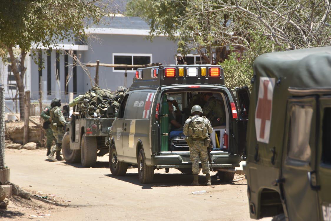 $!Explosión de tanque deja a siete militares heridos, en Imala