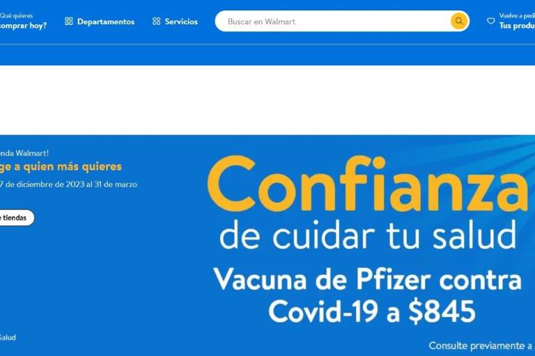 Walmart venderá y aplicará vacunas de Pfizer contra Covid en México