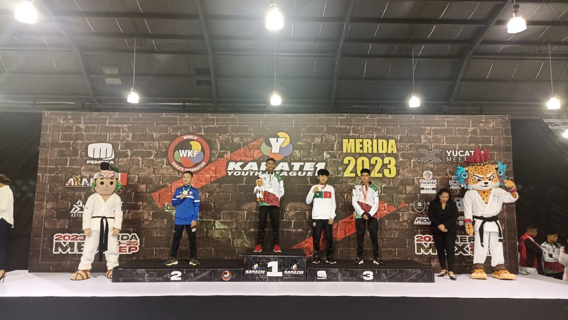 $!Cosecha Mazatlán bronce en la Youth League de Karate