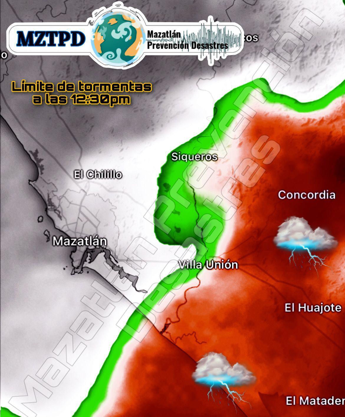 $!Caen intensas lluvias en Mazatlán y ponen en alerta a vecinos de zonas bajas