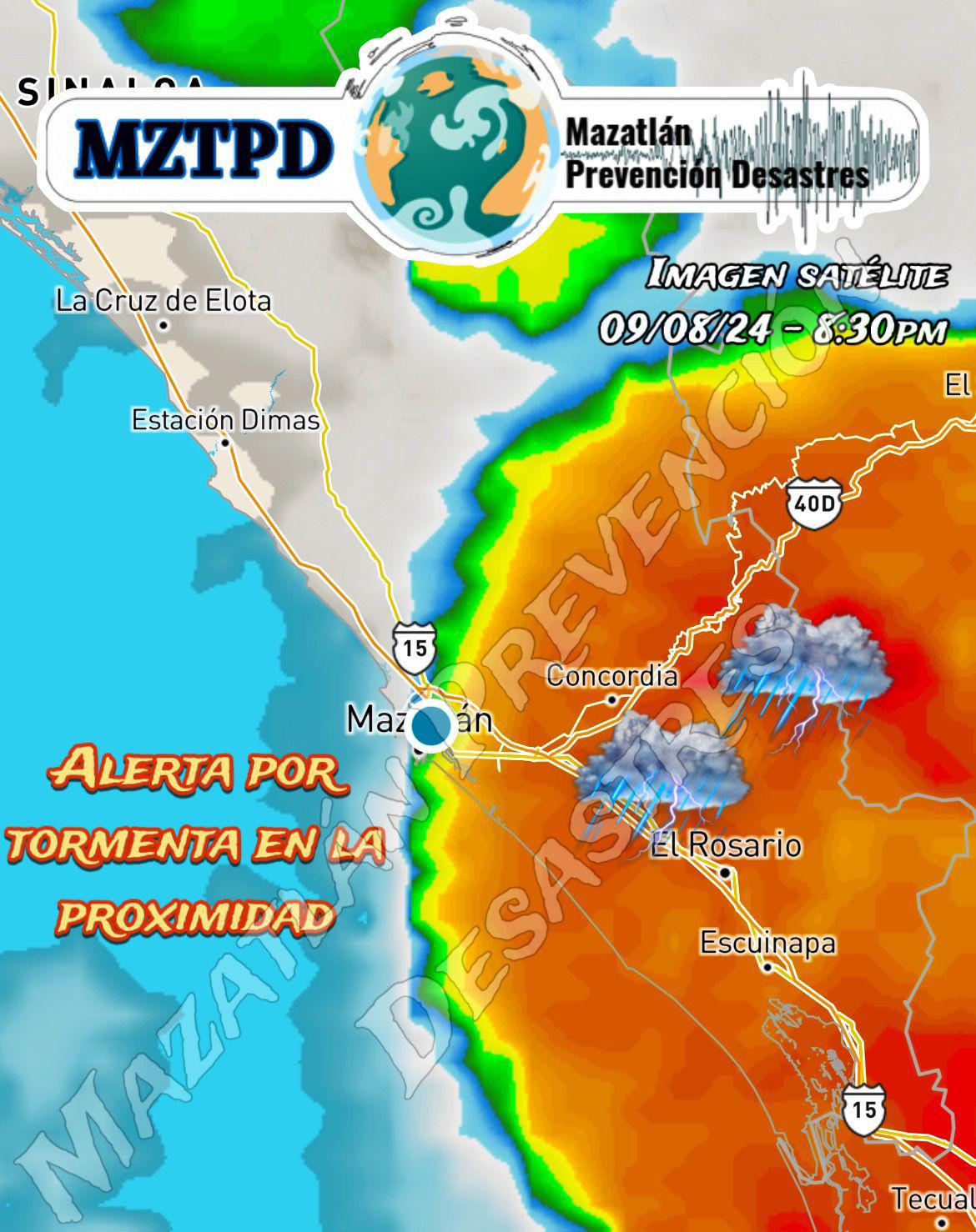 $!Pronostican lluvias en Mazatlán desde la noche de este viernes