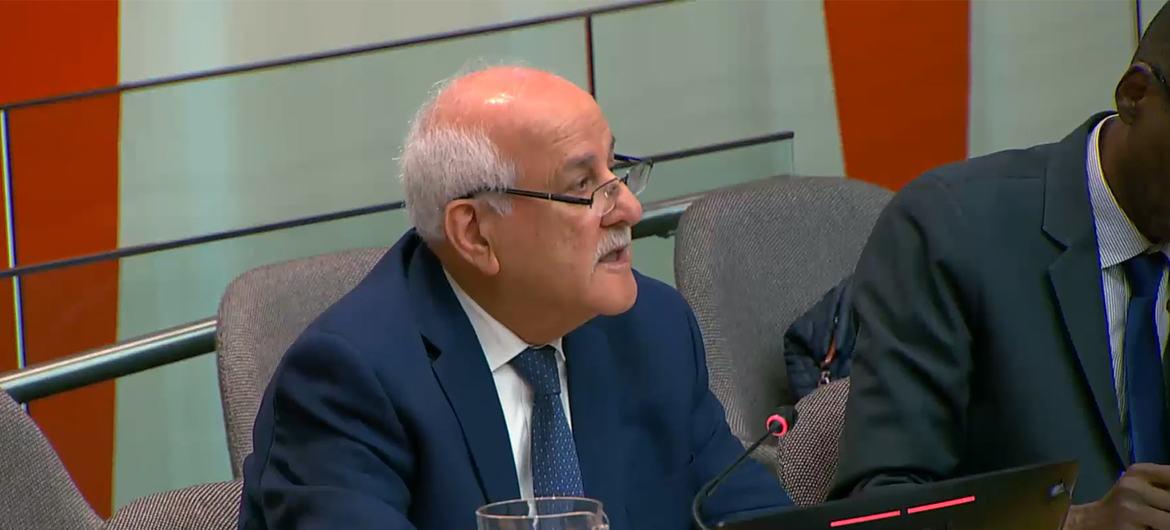 $!Riyad Mansour, embajador del Estado de Palestina ante la ONU.