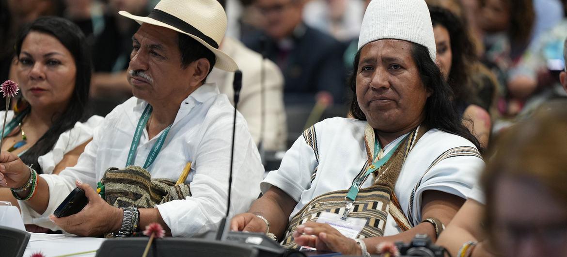 $!Los participantes escuchan el discurso de apertura de la conferencia sobre biodiversidad COP16 en Cali, Colombia.