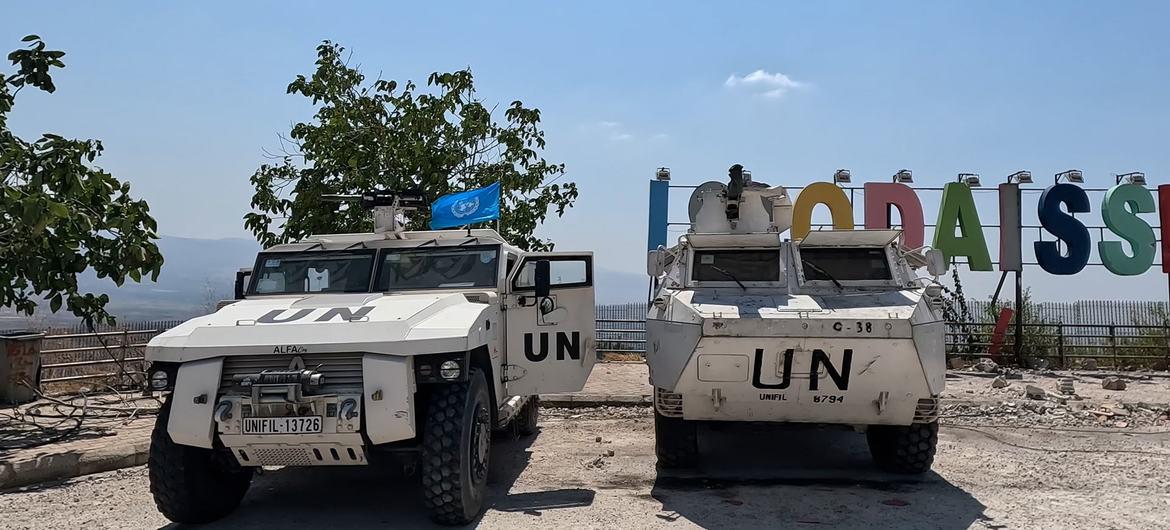 $!Patrulla en la Línea Azul de la Fuerza Provisional de la ONU para Líbano (UNIFIL).