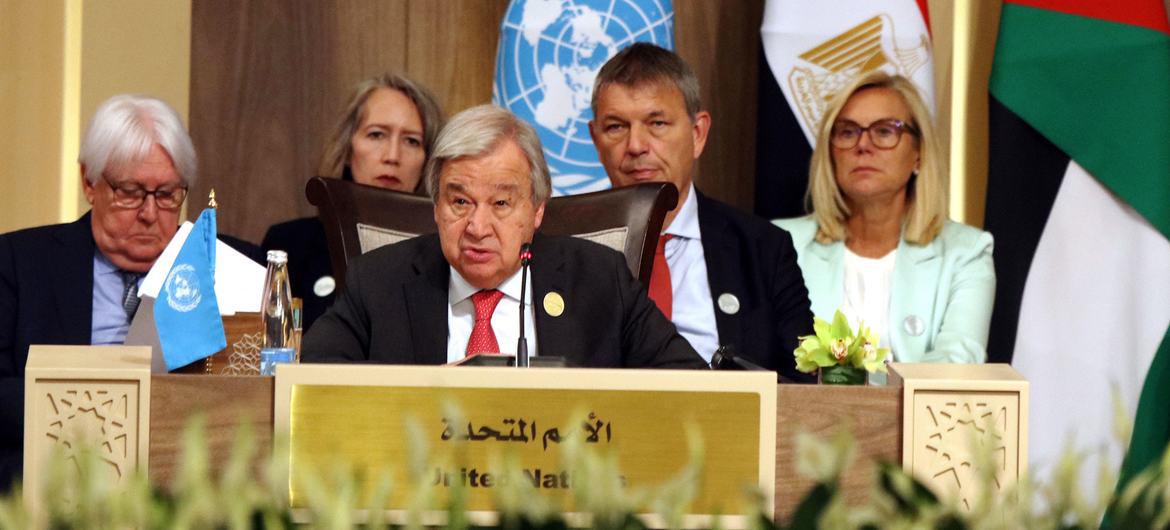 $!Ya es hora de un alto el fuego en Gaza y la liberación de los rehenes, dice Guterres