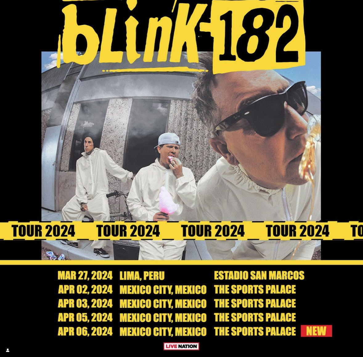 Anuncia Blink182 nuevas fechas para sus conciertos en México