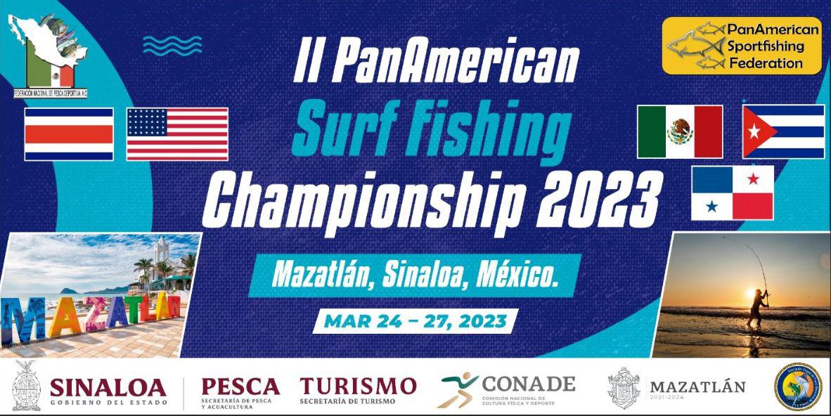 $!Todo listo para que Mazatlán sea sede del II Campeonato Panamericano de Pesca de Playa 2023