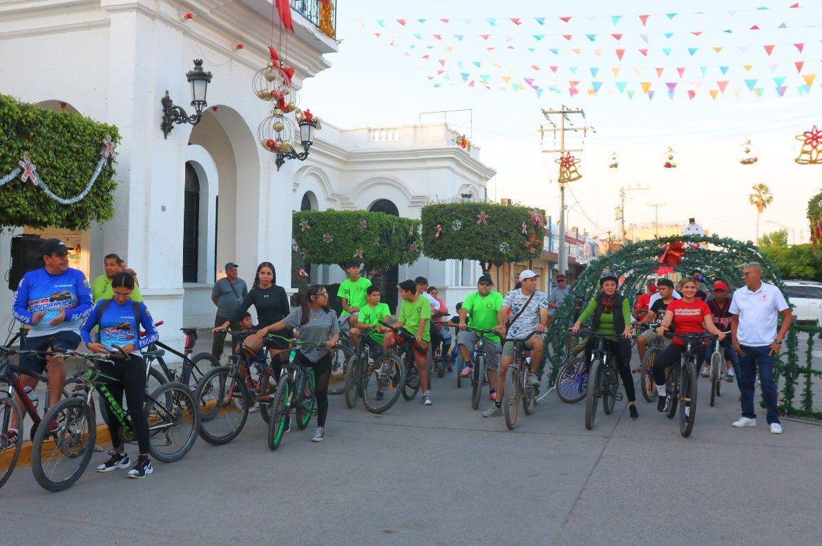 $!Escuinapa se une en la rodada ‘Pedaleando Sueños’ para apoyar a niños vulnerables