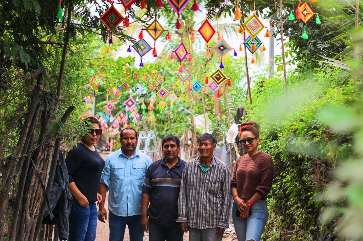 $!Estrenan el Callejón Fotográfico Las Flores en El Trébol I, Escuinapa