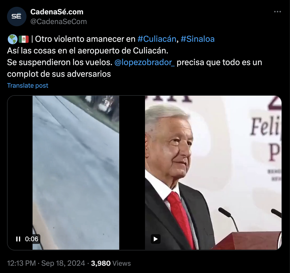 $!Niños con cuerno de chivo y balaceras en el aeropuerto... las cosas que NO han sucedido en Culiacán en esta ola de violencia