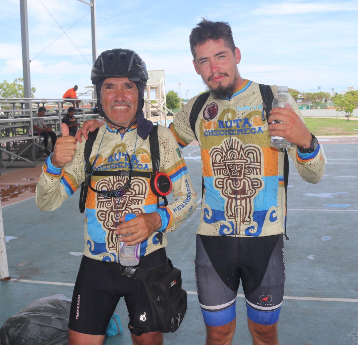 $!Con alrededor de 50 ciclistas, la Ruta Chichimeca llega a Mazatlán