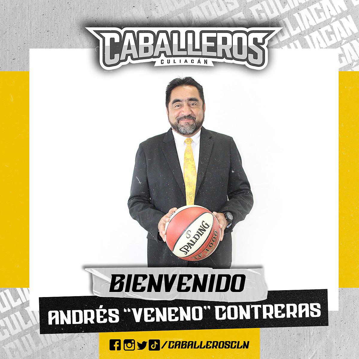 $!Caballeros de Culiacán oficializa el retorno del coach Andrés ‘Veneno’ Contreras