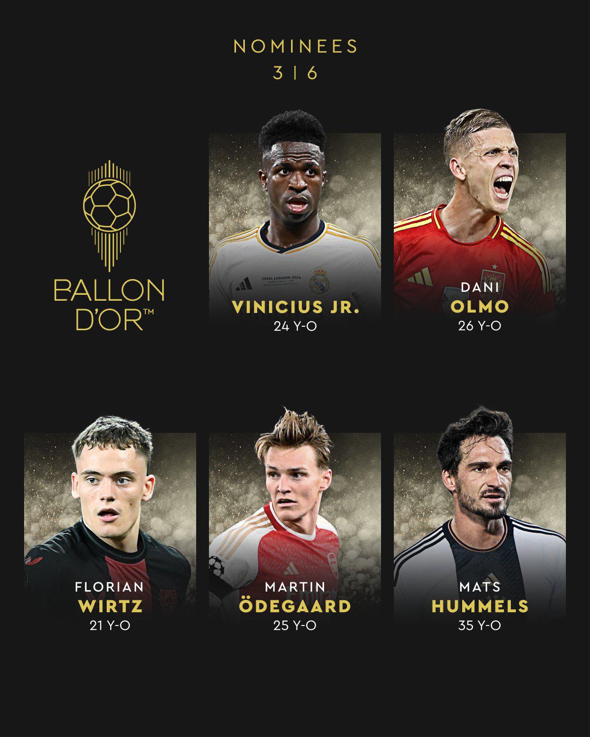 $!Balón de Oro 2024: Nominados y cuándo se entrega