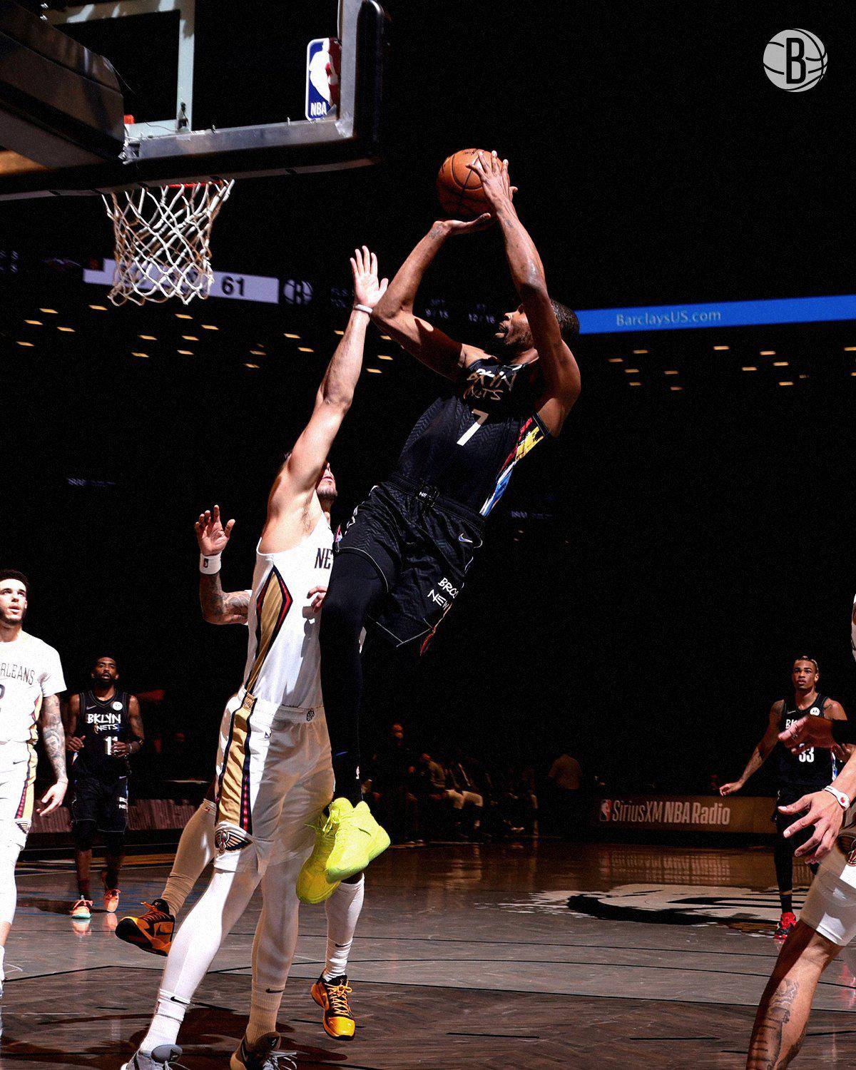 $!Brooklyn Nets aplasta a New Orleans Pelicans en un regreso perfecto de Kevin Durant