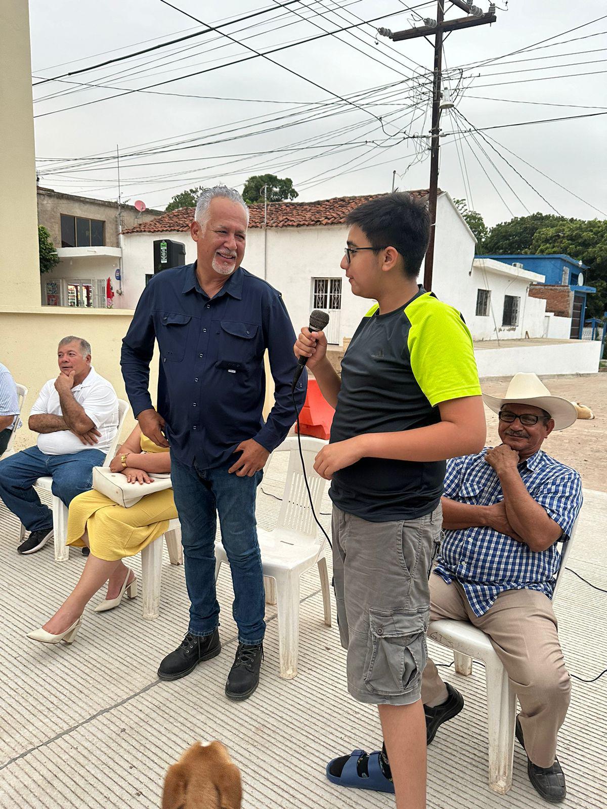 $!Inauguran calle Río Presidio en Agua Caliente de Gárate, en Concordia