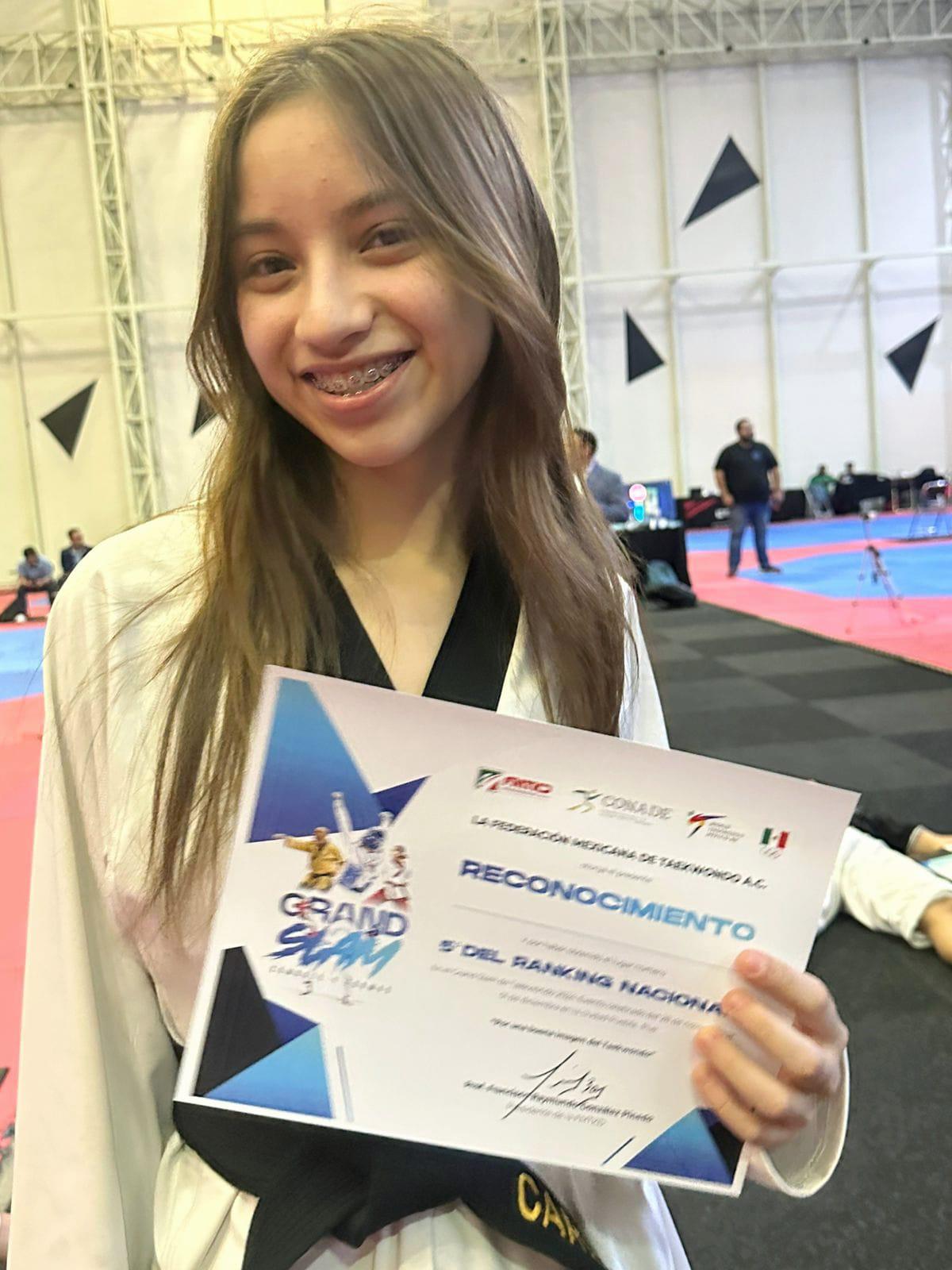 $!Conquista mazatleco, Nery Frías, la medalla de bronce en el Grand Slam México de taekwondo