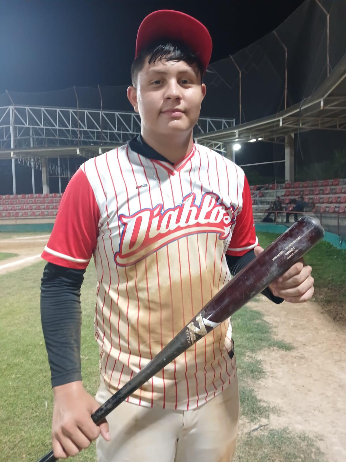 $!Jonrón de Iker Vázquez lleva a Diablos Rojos a la victoria ante Panteras Bats