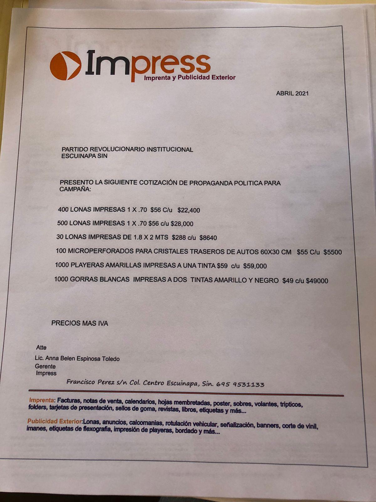 $!Ex candidata del PRD a la Alcaldía de Escuinapa denuncia desvío de $265 mil de su campaña; pide se esclarezca el caso