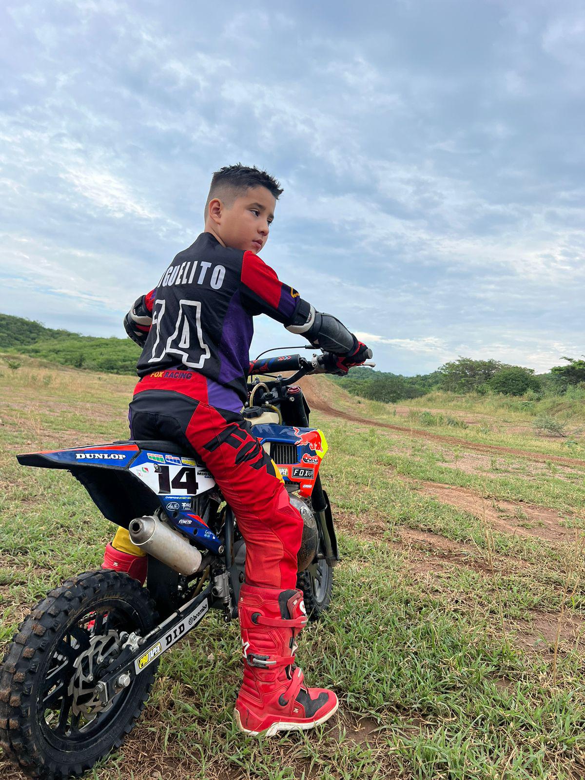 $!Miguel García Jr. continúa el legado familiar, en el motocross