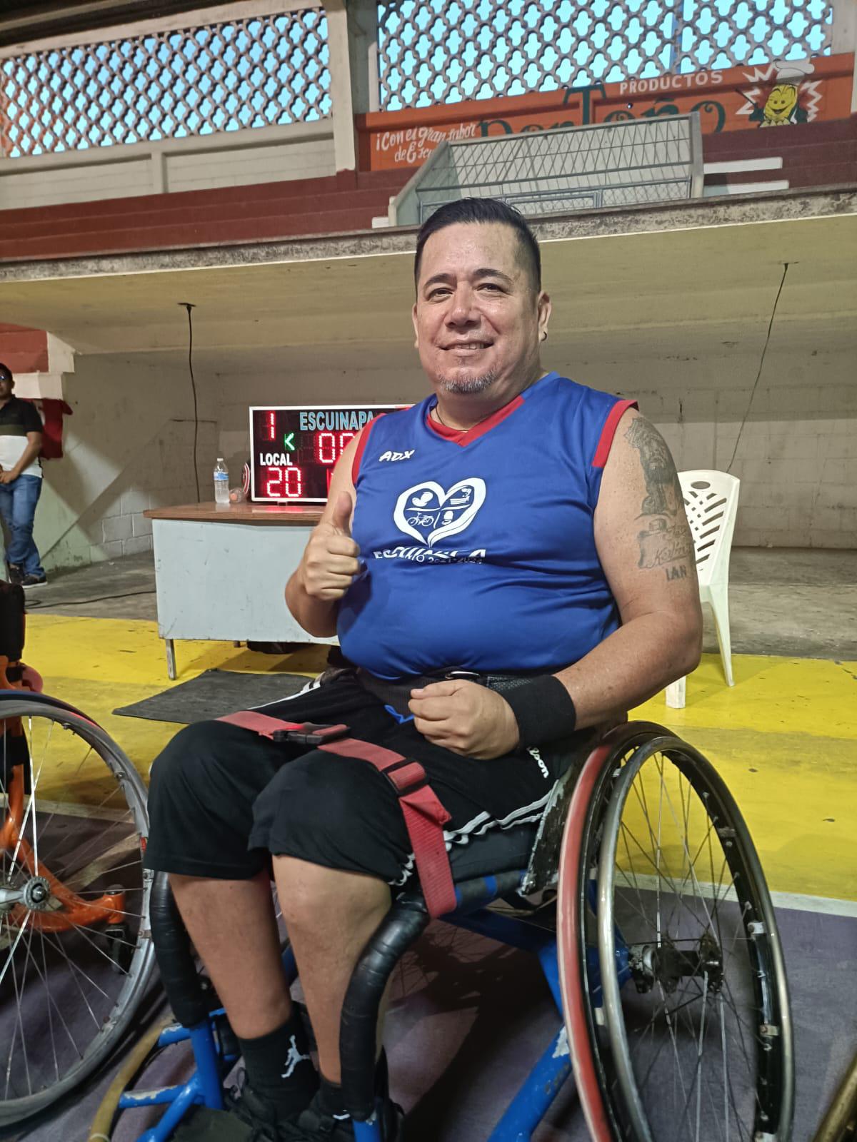 $!Arranca en Escuinapa la Liga de Basquetbol sobre Sillas de Ruedas, en homenaje a Yiyo Grave