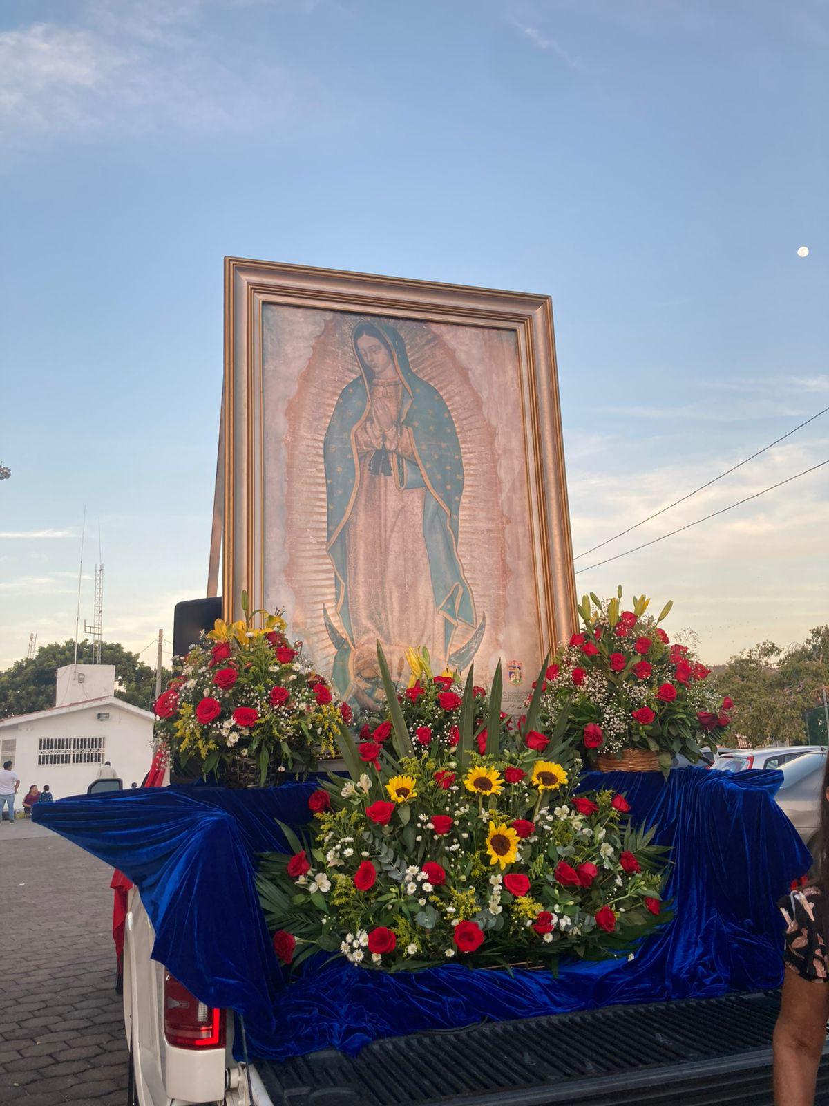 $!Se reúnen feligreses para celebrar misa a la Virgen de la Puntilla