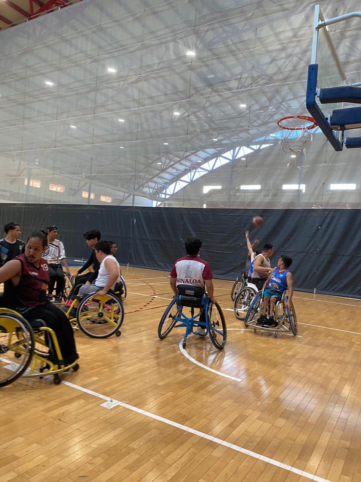 $!Buscan siete mazatlecos un lugar en la Selección Sinaloa de Basquetbol en Silla de Ruedas