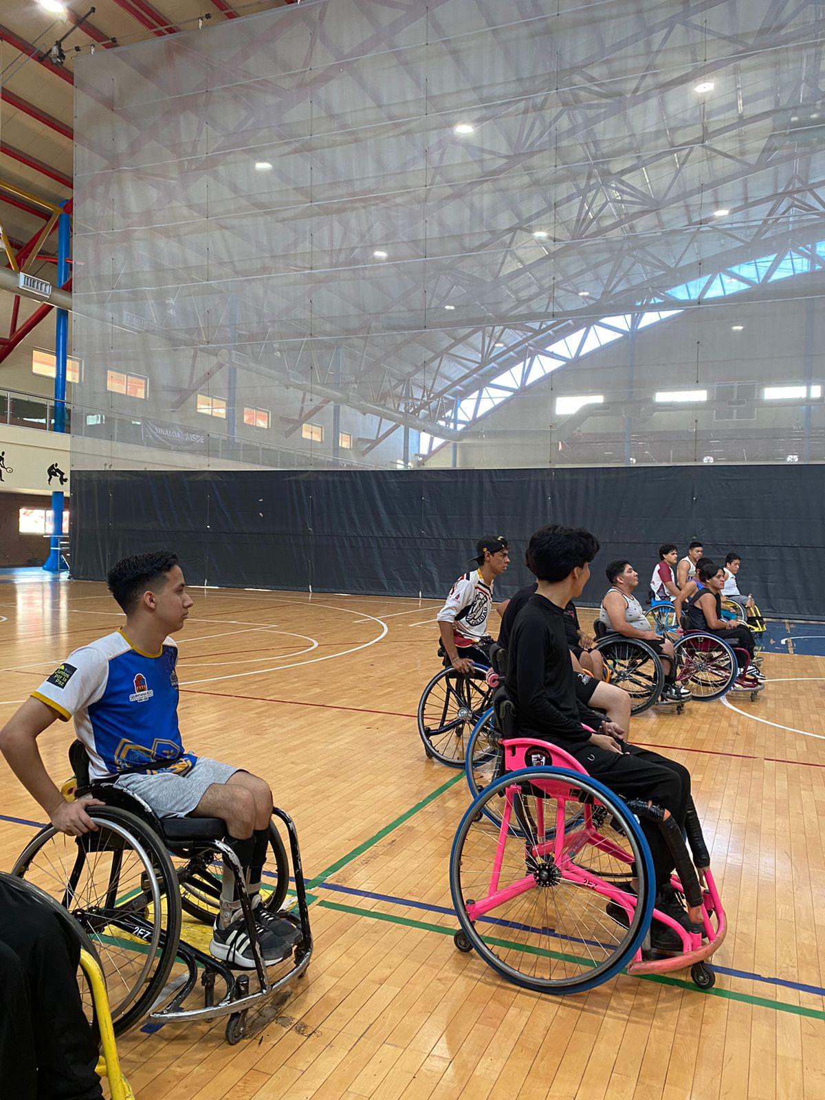 $!Buscan siete mazatlecos un lugar en la Selección Sinaloa de Basquetbol en Silla de Ruedas