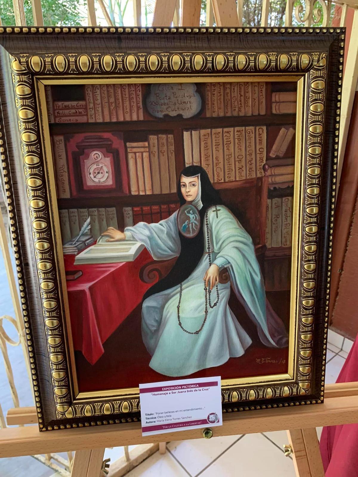 $!Se inaugura la exposición pictórica Homenaje a sor Juana Inés de la Cruz.