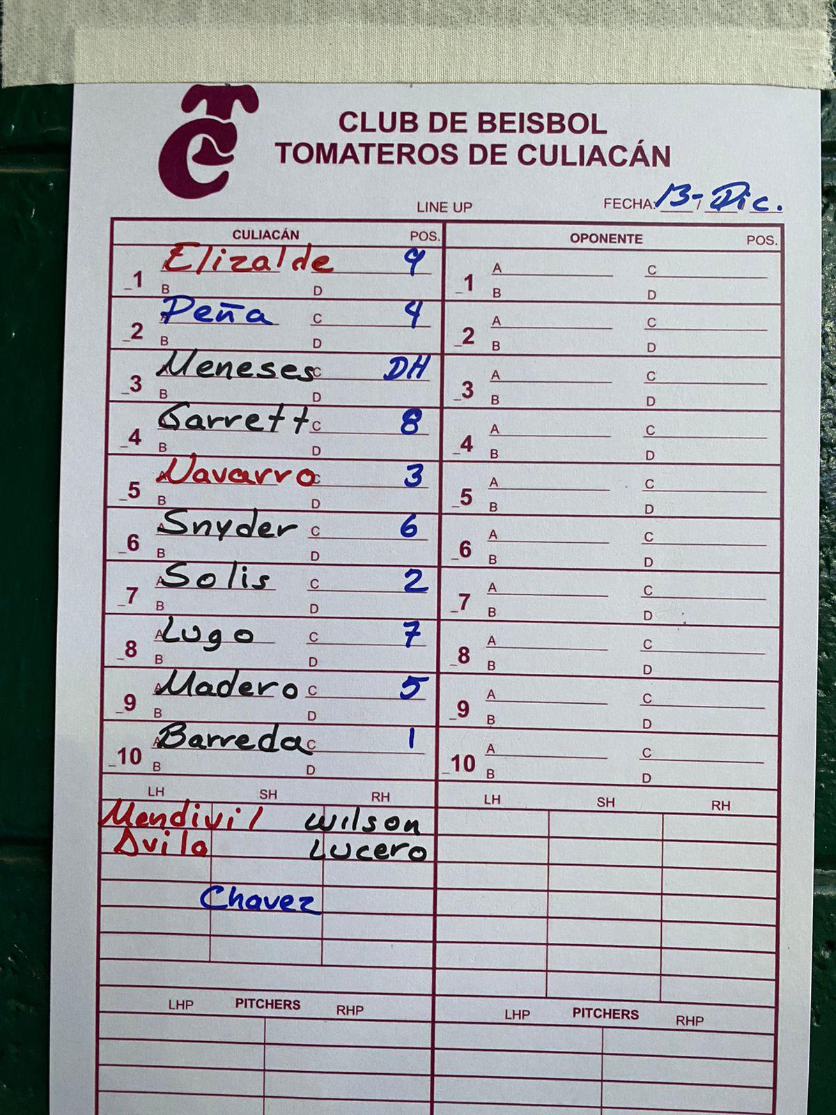 $!Joey Meneses debuta este martes con Tomateros de Culiacán en casa