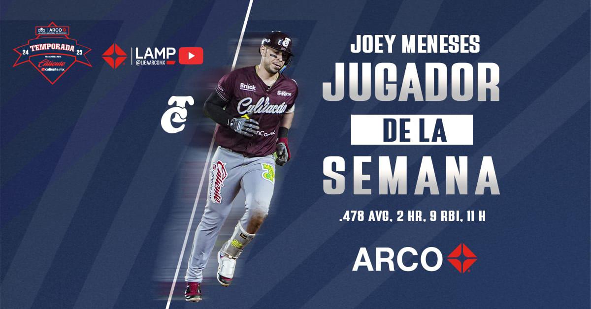 $!Joey Meneses es de nueva cuenta el Jugador de la Semana