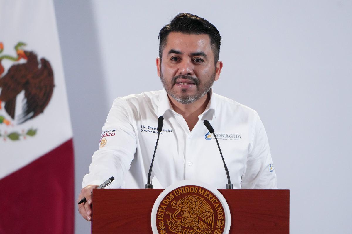 $!Efraín Morales, director general de la Conagua, presentó las acciones a realizar en el plan hídrico de Sheinbaum.