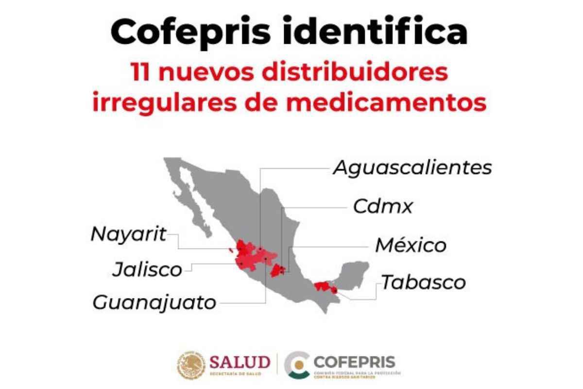 $!Cofepris identifica 11 nuevos distribuidores de medicamentos irregulares; suman 139 establecimientos