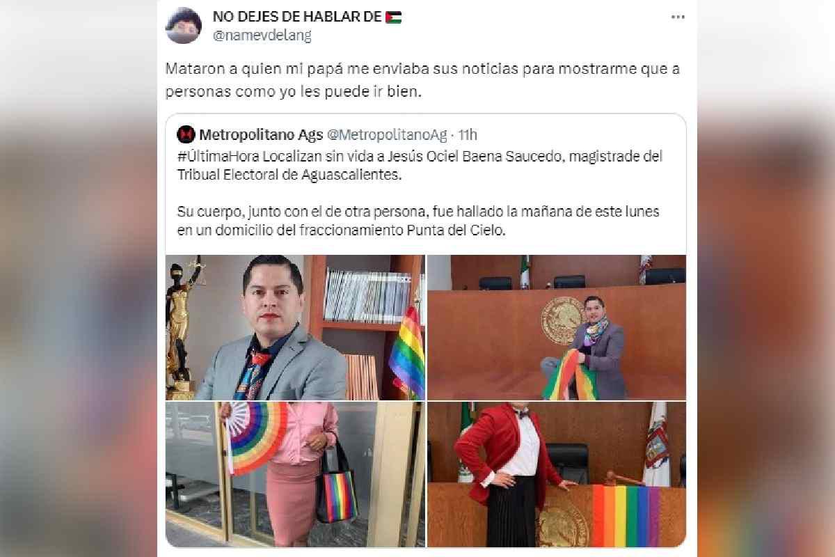 $!Mensaje publicado en redes sociales. @namevdelang