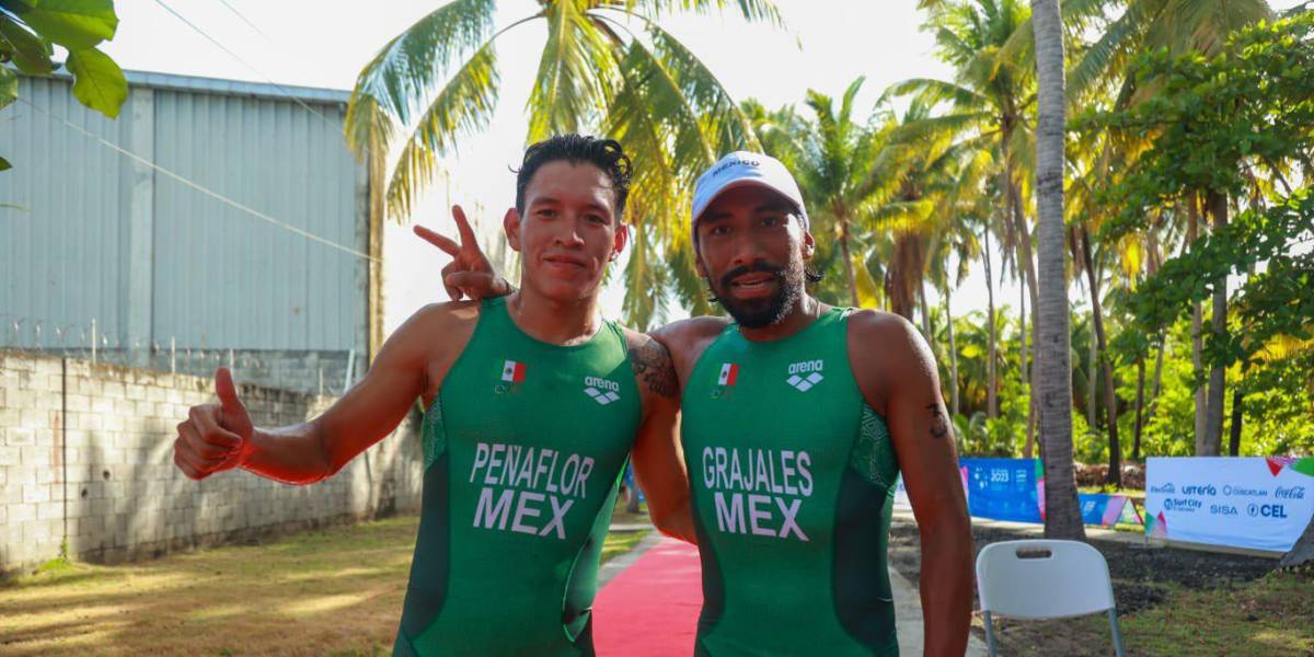 México arrasa en debut de triatlón en San Salvador 2023